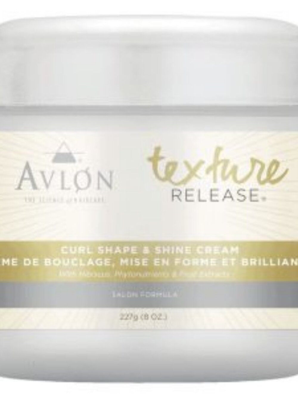 Avlon Texture Release Curl Shape & Shine Cream 8 Oz